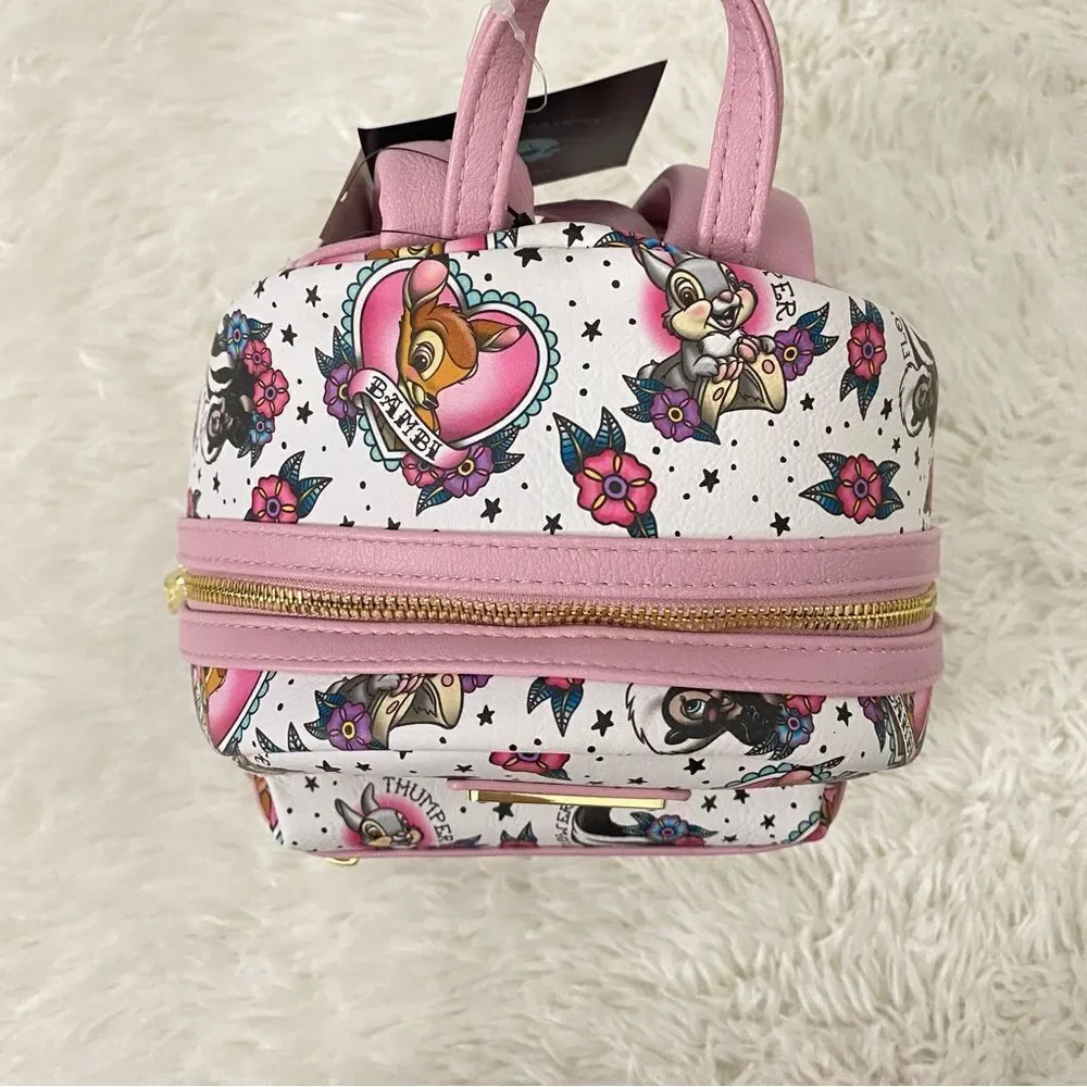 Loungefly Disney Bambi Tattoo Print Mini Backpack 🦌